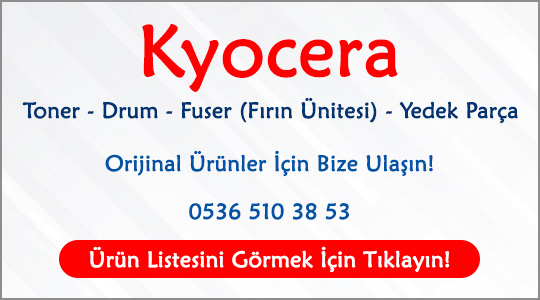 kyocera toner, kyocera drum, kyocera fuser,